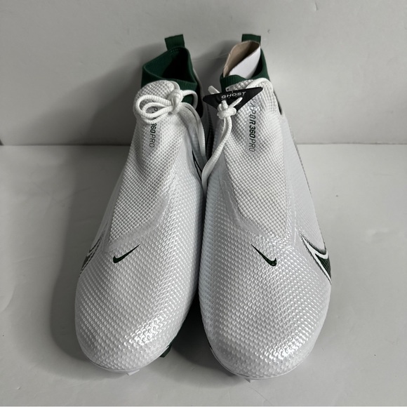NWT Nike Vapor Edge Pro 360 P Football Cleats White Green Mens 12 main image 11